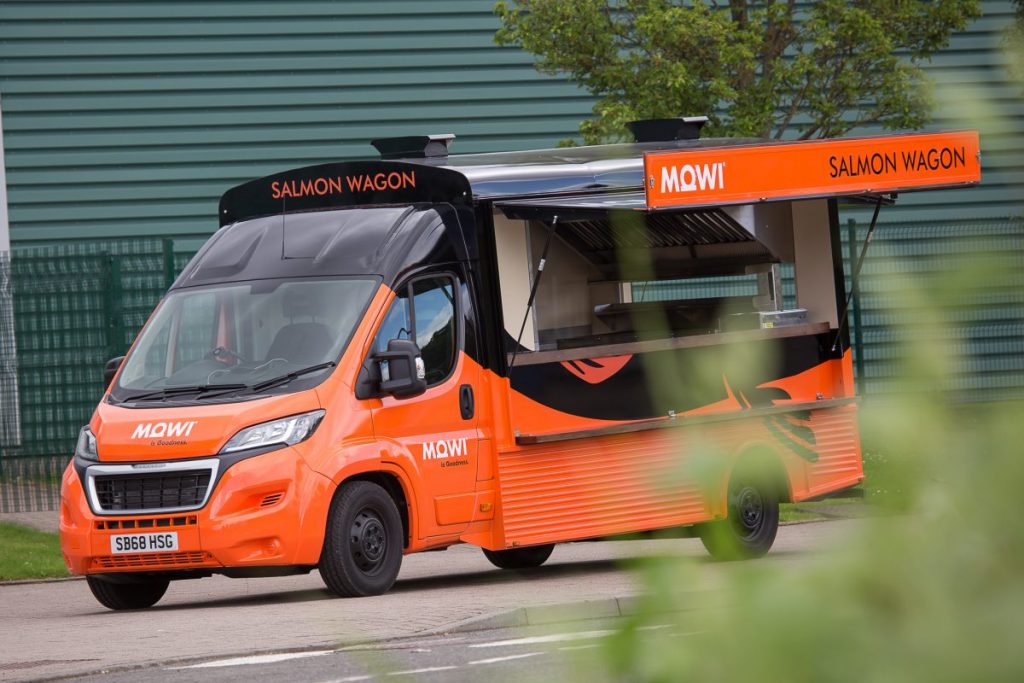 Mowi Salmon Wagon takes the leap at Rosyth launch MOWI Scotland